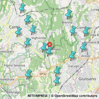 Mappa Via Ugo Foscolo, 22063 Cantù CO, Italia (2.492)