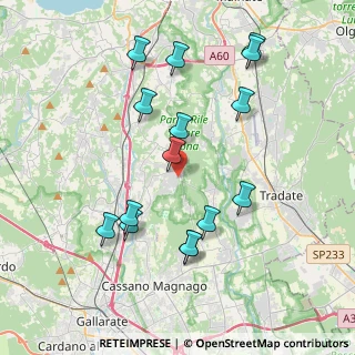 Mappa Via Pio XII, 21040 Carnago VA, Italia (3.986)