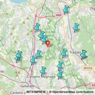 Mappa Via Pio XII, 21040 Carnago VA, Italia (4.668)