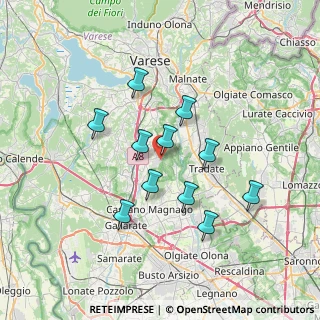 Mappa Via Pio XII, 21040 Carnago VA, Italia (6.06091)