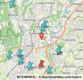 Mappa Via Fabio Filzi, 22044 Inverigo CO, Italia (2.60182)