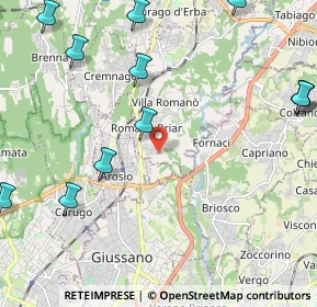 Mappa Via Fabio Filzi, 22044 Inverigo CO, Italia (2.99077)