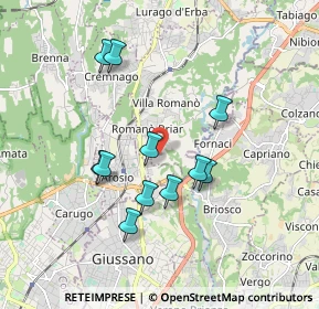 Mappa Via Fabio Filzi, 22044 Inverigo CO, Italia (1.61091)