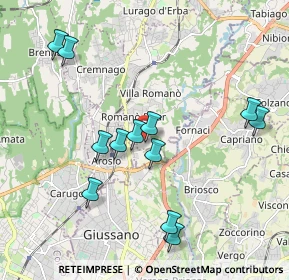 Mappa Via Fabio Filzi, 22044 Inverigo CO, Italia (1.98417)