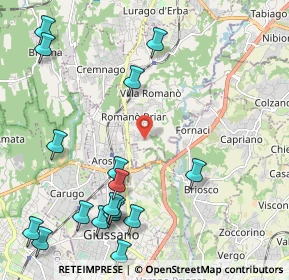 Mappa Via Fabio Filzi, 22044 Inverigo CO, Italia (2.73471)