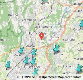Mappa Via Fabio Filzi, 22044 Inverigo CO, Italia (3.24462)