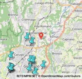 Mappa Via Fabio Filzi, 22044 Inverigo CO, Italia (3.27938)