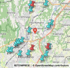 Mappa Via Fabio Filzi, 22044 Inverigo CO, Italia (2.5305)