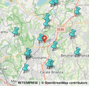 Mappa Via Fabio Filzi, 22044 Inverigo CO, Italia (4.5775)