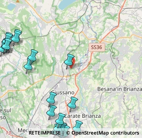Mappa Via Fabio Filzi, 22044 Inverigo CO, Italia (6.452)