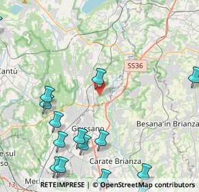 Mappa Via Fabio Filzi, 22044 Inverigo CO, Italia (5.932)