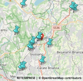 Mappa Via Fabio Filzi, 22044 Inverigo CO, Italia (4.38538)