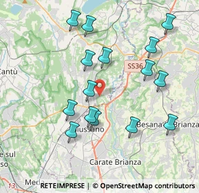 Mappa Via Fabio Filzi, 22044 Inverigo CO, Italia (3.902)