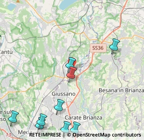Mappa Via Fabio Filzi, 22044 Inverigo CO, Italia (6.22909)