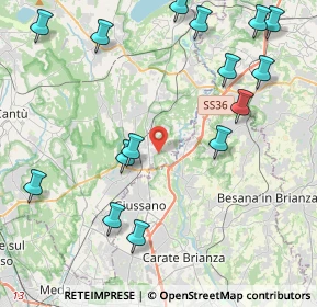 Mappa Via Fabio Filzi, 22044 Inverigo CO, Italia (5.192)