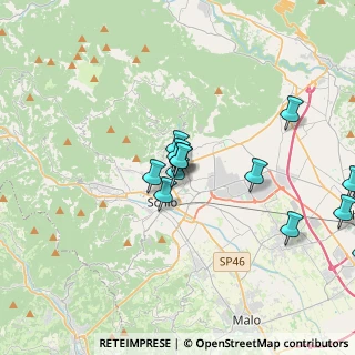 Mappa Via Compagni Dino, 36015 Schio VI, Italia (4.61)