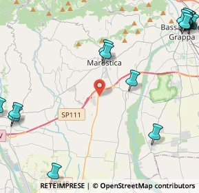 Mappa Via San Vito, 36063 Marostica VI, Italia (7.2725)