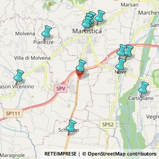 Mappa Via San Vito, 36063 Marostica VI, Italia (2.59417)