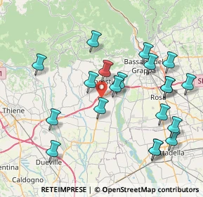 Mappa Via San Vito, 36063 Marostica VI, Italia (8.45)