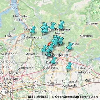 Mappa Via S. Fedele, 24030 Brembate di Sopra BG, Italia (9.232)