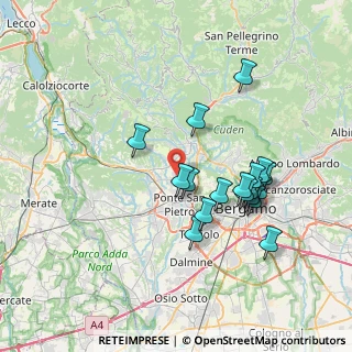 Mappa Via S. Fedele, 24030 Brembate di Sopra BG, Italia (6.80611)
