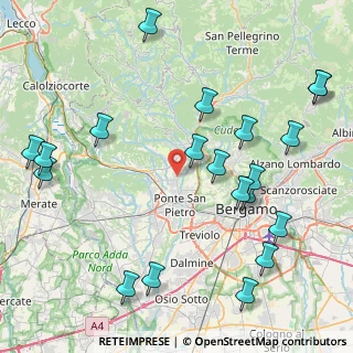 Mappa Via S. Fedele, 24030 Brembate di Sopra BG, Italia (10.3185)