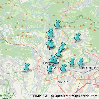 Mappa Via S. Fedele, 24030 Brembate di Sopra BG, Italia (3.194)