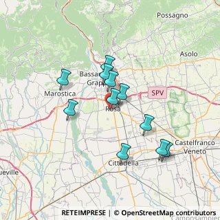 Mappa Via Lepanto, 36027 Rosà VI, Italia (6.03909)
