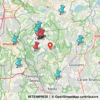 Mappa Via Umbria, 22063 Cantù CO, Italia (4.03077)