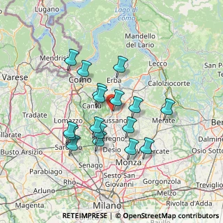 Mappa Arosio - Via Oberdan - Passaggio Livello, 22060 Arosio CO, Italia (12.09176)