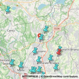 Mappa Arosio - Via Oberdan - Passaggio Livello, 22060 Arosio CO, Italia (6.52471)