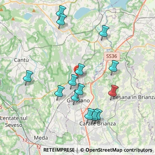 Mappa Arosio - Via Oberdan - Passaggio Livello, 22060 Arosio CO, Italia (4.12357)