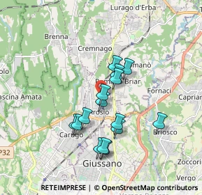 Mappa Arosio - Via Oberdan - Passaggio Livello, 22060 Arosio CO, Italia (1.46933)