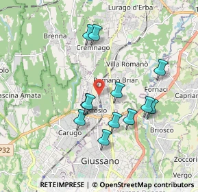 Mappa Arosio - Via Oberdan - Passaggio Livello, 22060 Arosio CO, Italia (1.66083)