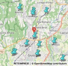Mappa Arosio - Via Oberdan - Passaggio Livello, 22060 Arosio CO, Italia (2.56923)