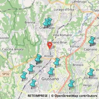 Mappa Arosio - Via Oberdan - Passaggio Livello, 22060 Arosio CO, Italia (2.81154)