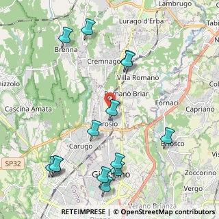 Mappa Arosio - Via Oberdan - Passaggio Livello, 22060 Arosio CO, Italia (2.56143)