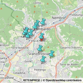 Mappa Via Carrara, 24020 Villa di Serio BG, Italia (1.50455)