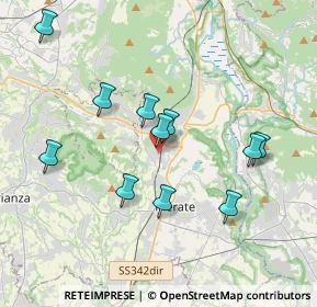 Mappa Via dei Pini, 23887 Olgiate Molgora LC, Italia (3.57545)
