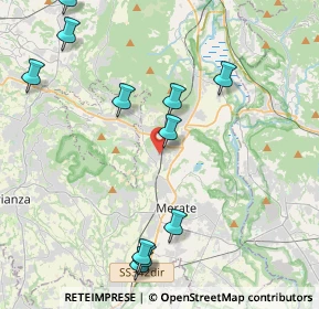 Mappa Via dei Pini, 23887 Olgiate Molgora LC, Italia (5.57385)