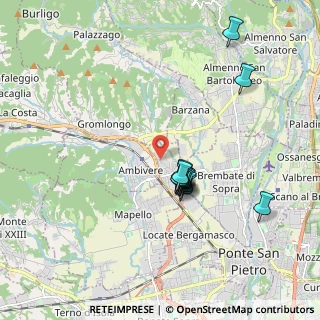 Mappa Via Cà Campana, 24030 Mapello BG, Italia (1.585)
