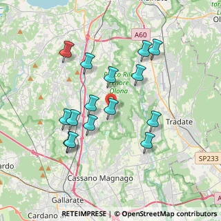 Mappa Via Professor Giovanni Castiglioni, 21040 Carnago VA, Italia (3.496)
