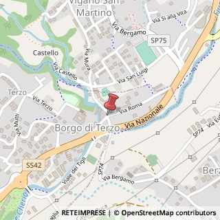 Mappa Via Roma, 15, 24060 Borgo di Terzo, Bergamo (Lombardia)
