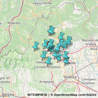 Mappa Via Enrico Fermi, 36015 Schio VI, Italia (8.367)
