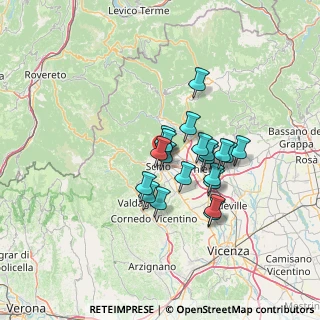 Mappa Via Enrico Fermi, 36015 Schio VI, Italia (9.928)
