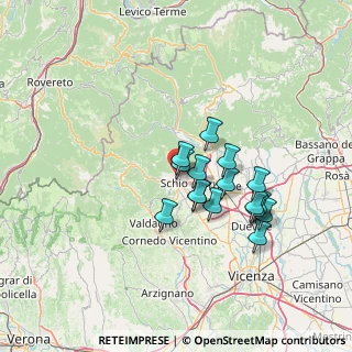 Mappa Via Enrico Fermi, 36015 Schio VI, Italia (11.16375)