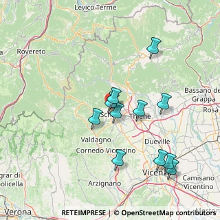 Mappa Via Enrico Fermi, 36015 Schio VI, Italia (14.30636)
