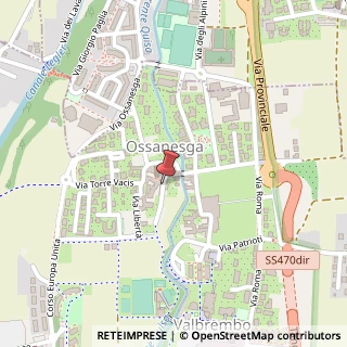 Mappa Via Scuole Vecchie, 2, 24030 Valbrembo, Bergamo (Lombardia)