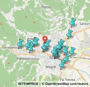 Mappa Via Codazzi, 36015 Schio VI, Italia (1.623)