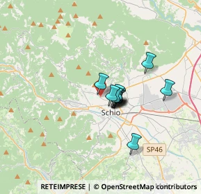 Mappa Via Codazzi, 36015 Schio VI, Italia (2.02667)